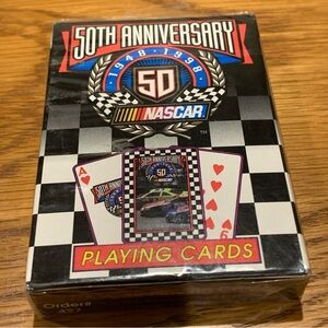 NASCAR 1998 50TH ANNIVERSARY PLAYING CARDS...By Bicycle